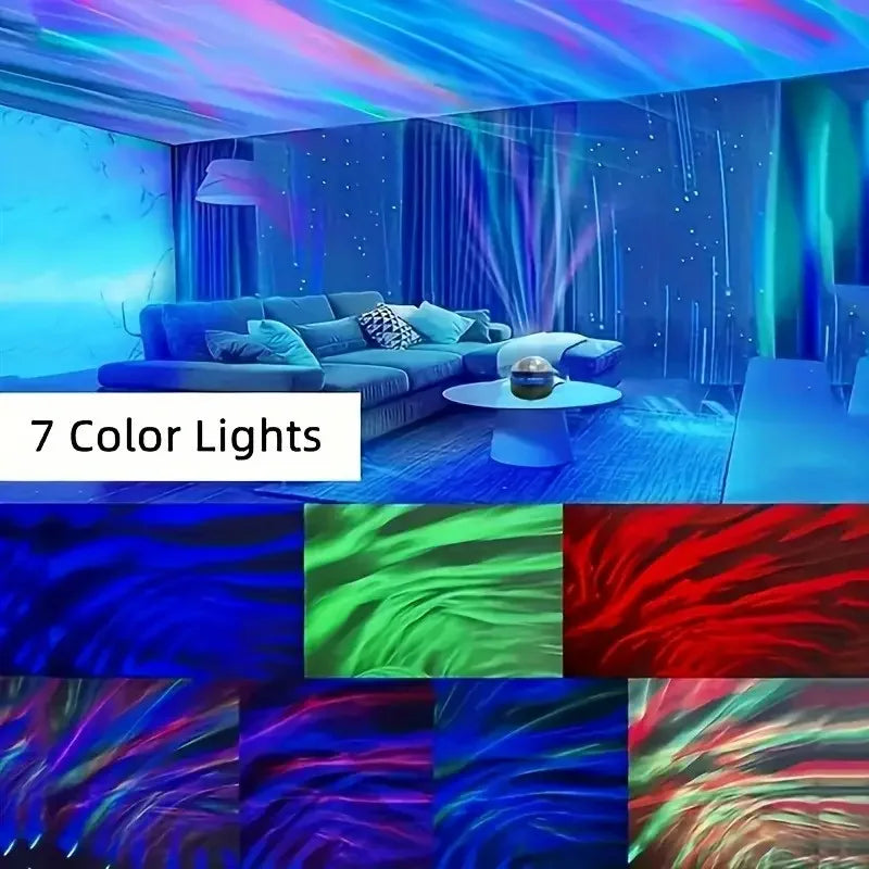 Aurora Borealis Starry Sky Projection Light, LED Projection Night Li