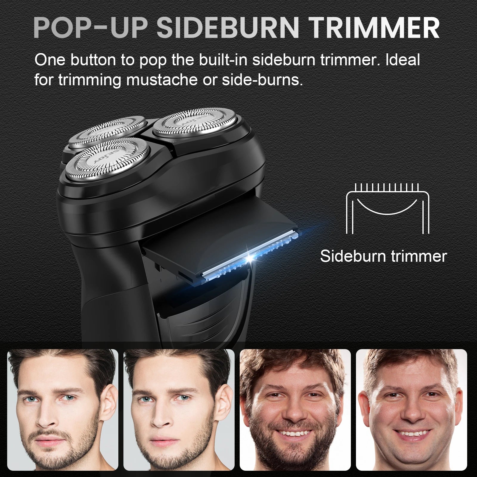 Sejoy Electric Razor Beard Shavers for Men 3D Cordless Rechargeable