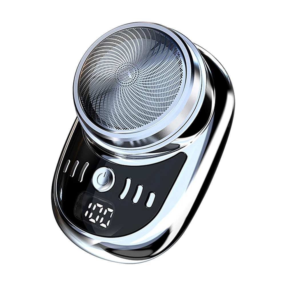 Men Mini Electric Travel Shaver USB Charging Face Beard Trimmer with