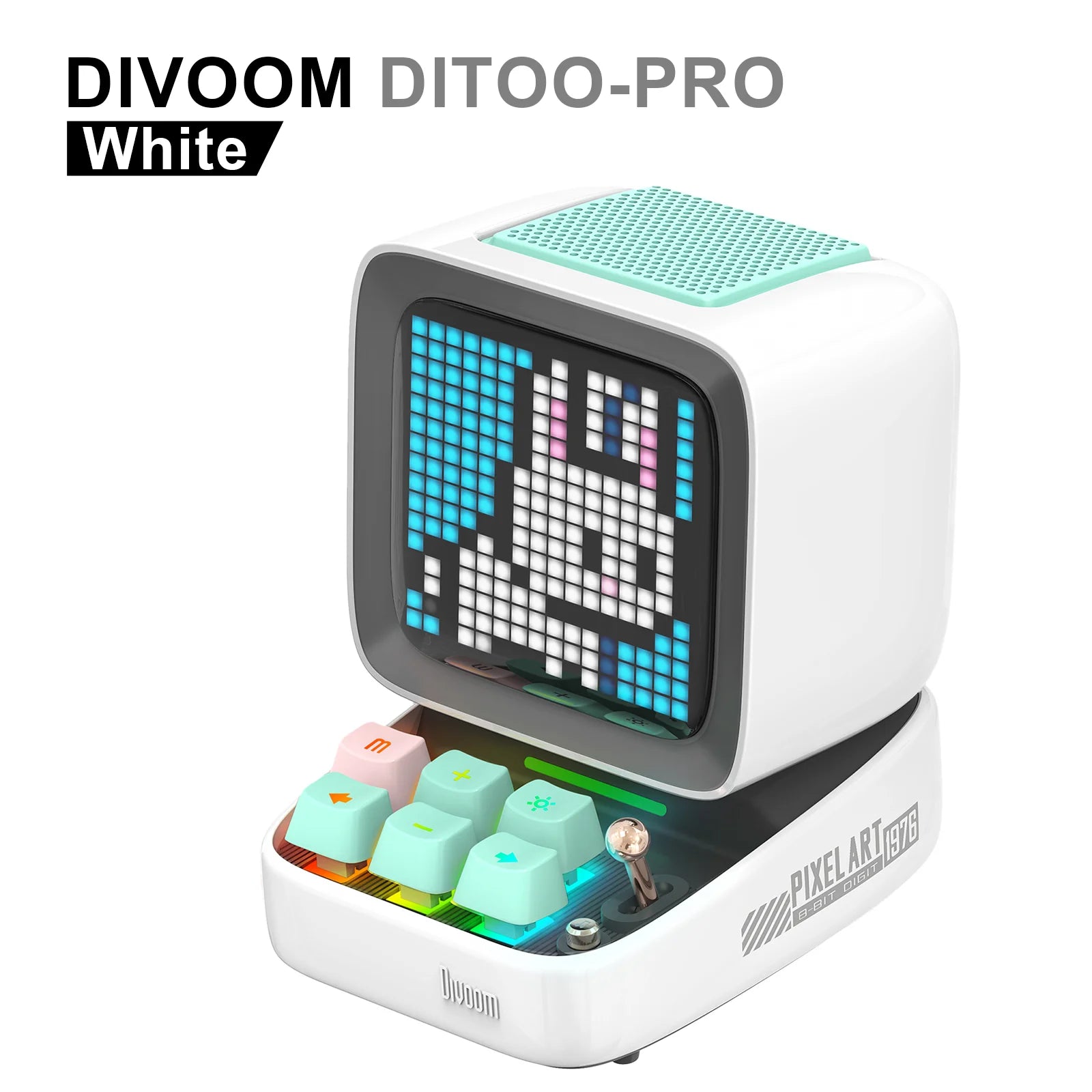Divoom Ditoo – Pro Retro Pixel Art Bluetooth Portable Speaker Alarm