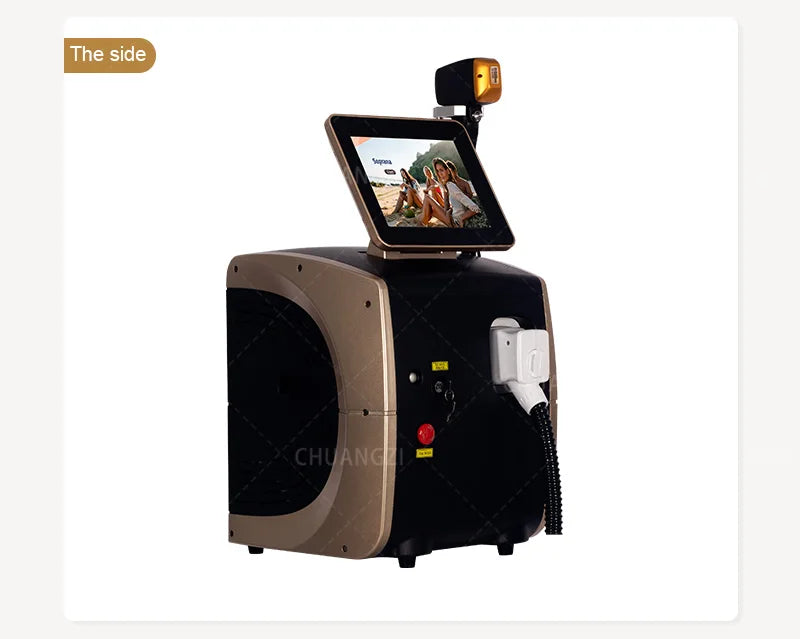 Professional Diode Ice Titanium Laser Hair Removal Machine Portable