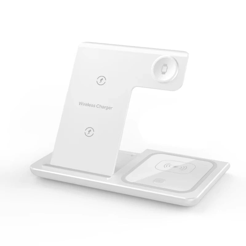 Foldable 3 in 1 Wireless Charger Pad Stand for IPhone 15 14 13 12 8
