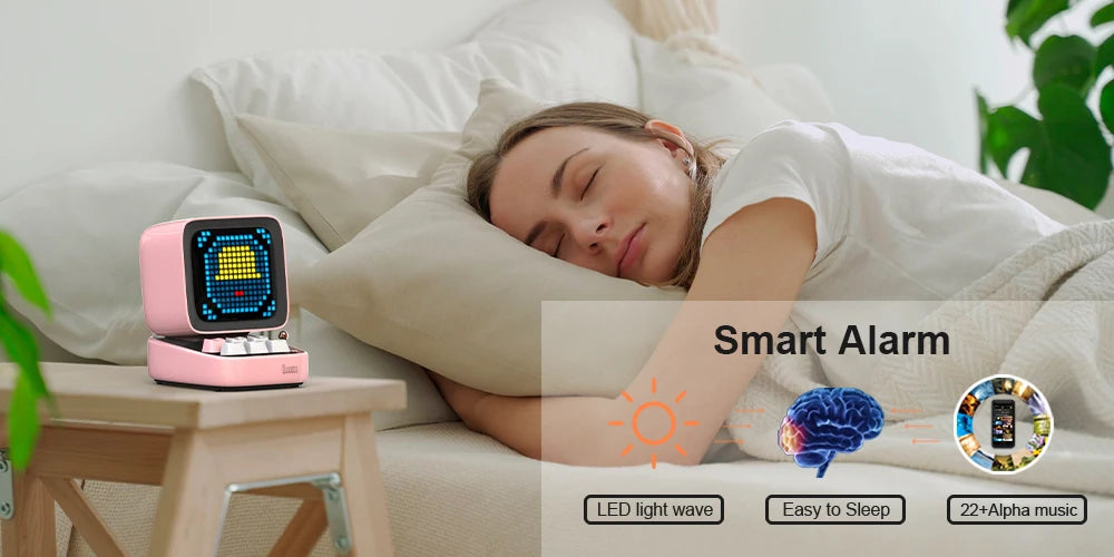 Divoom Ditoo – Pro Retro Pixel Art Bluetooth Portable Speaker Alarm
