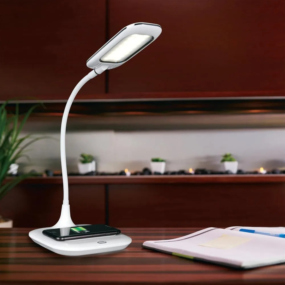 LED Desk Lamp with Wireless Charging – Designed to Reduce Eyestrain