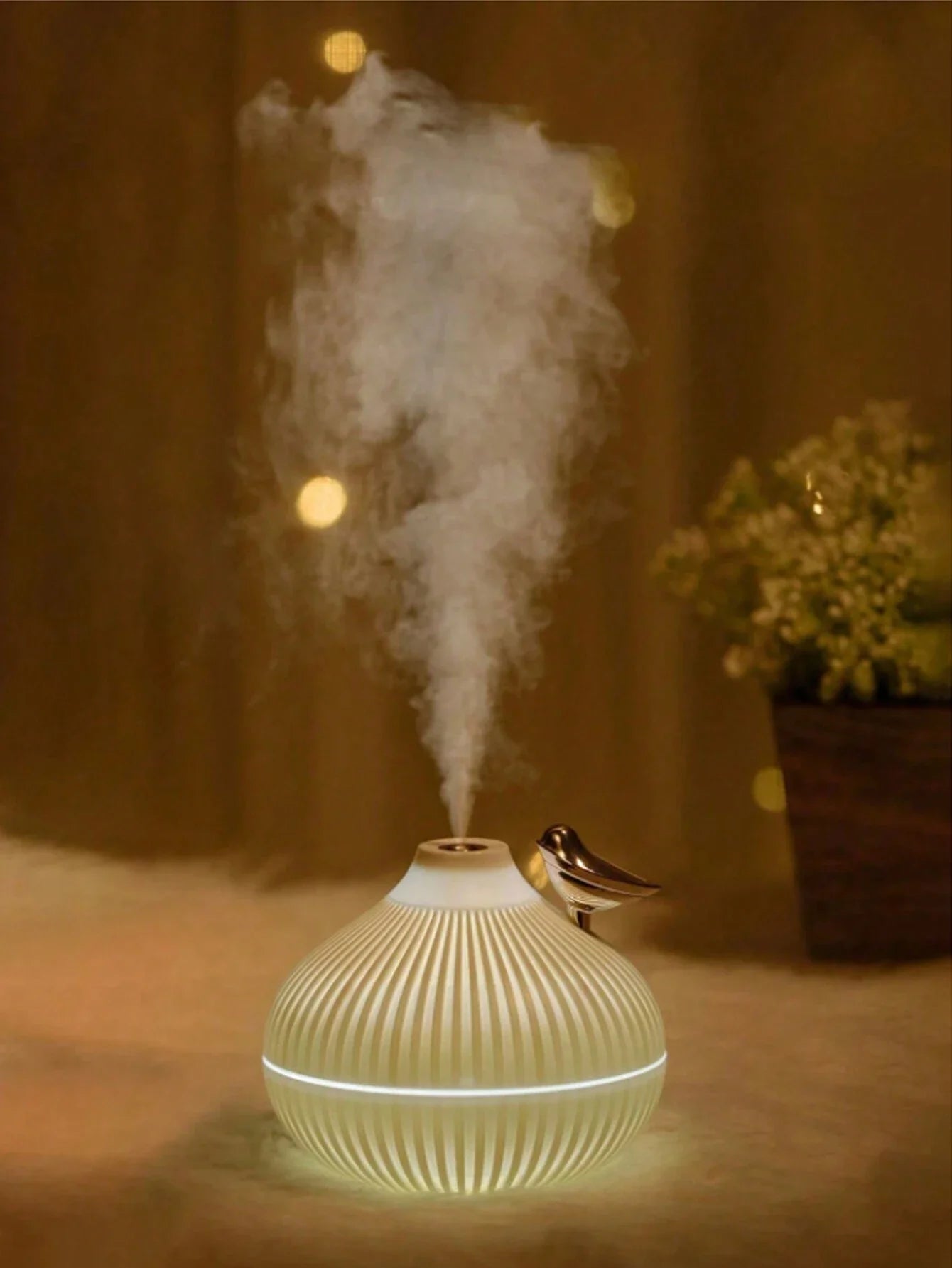 1pc Portable Multifunctional Night Light Air Humidifier, 300ml Usb D