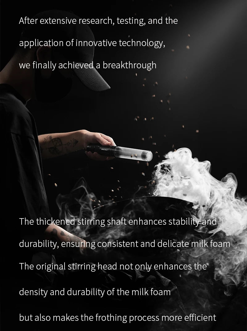 MHW – 3BOMBER Electric Milk Frother Portable Handheld Milk Foamer US