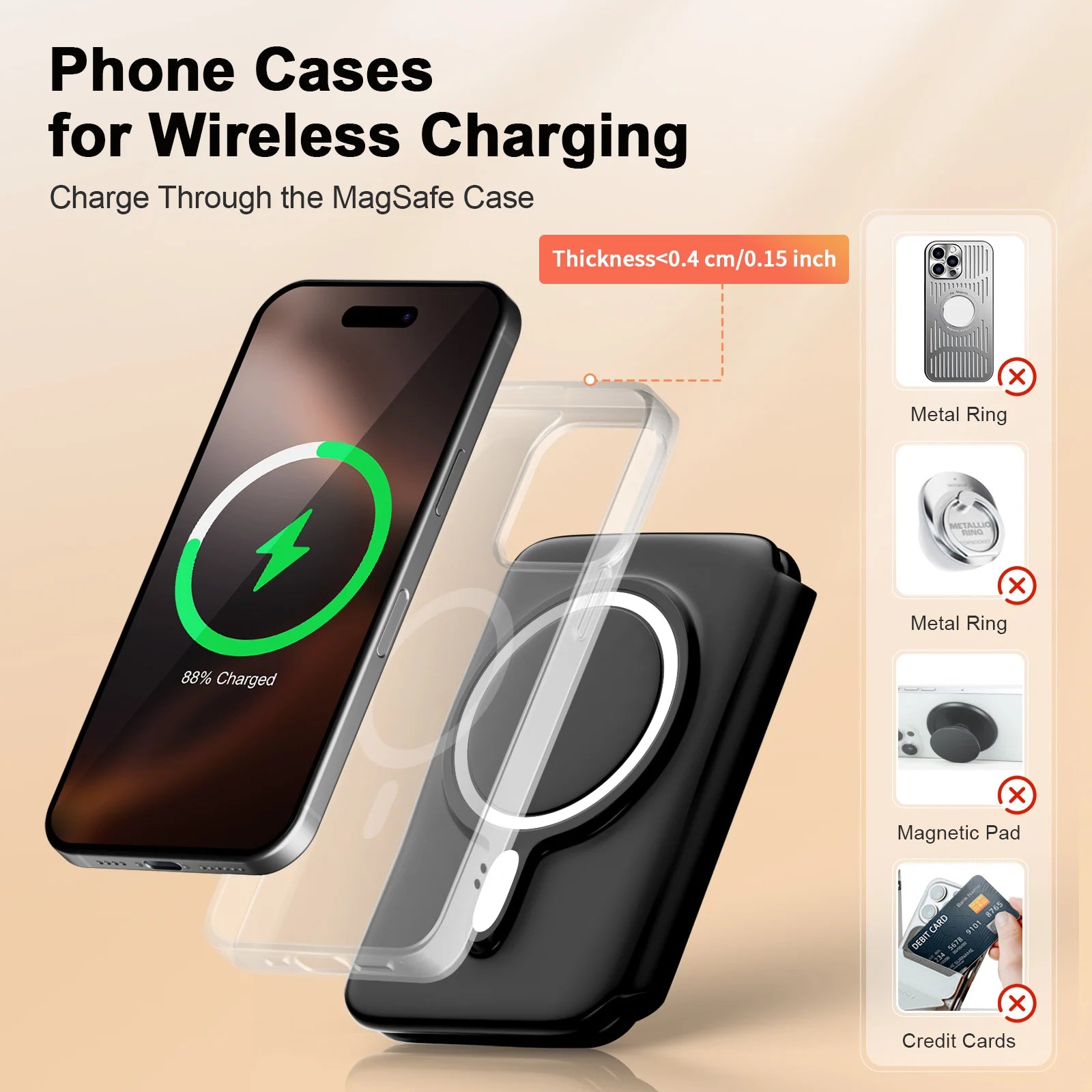 3 in 1 Wireless Charger Station Magnetic Foldable 15W for Apple Devi