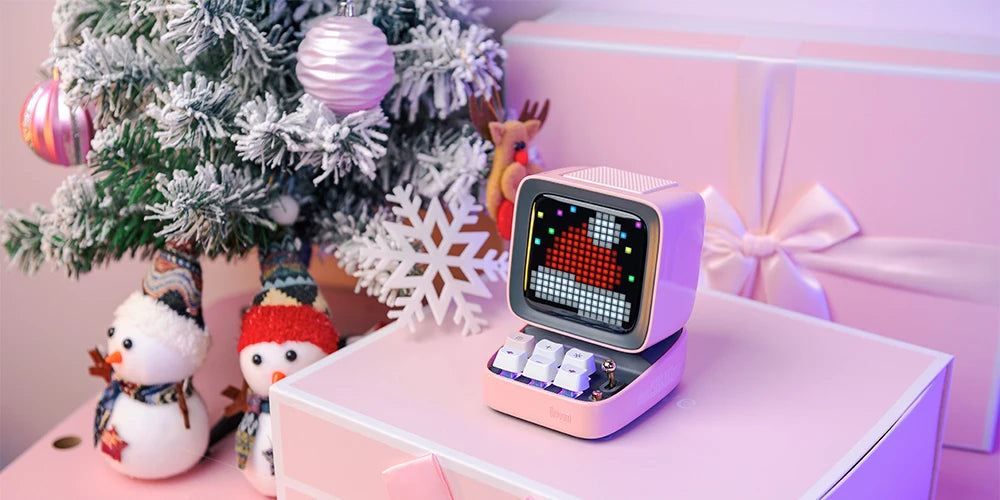 Divoom Ditoo – Pro Retro Pixel Art Bluetooth Portable Speaker Alarm