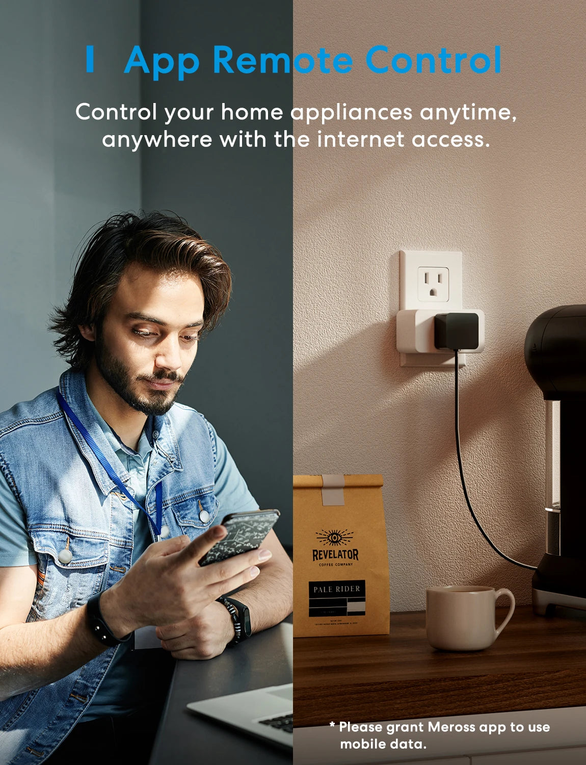 Meross Smart 4 Pack Matter Plug /CA Standard Wireless Outlet Power M
