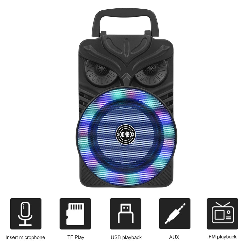 HiFi Stereo Subwoofer Bluetooth – Compatible Support TF Card Portabl