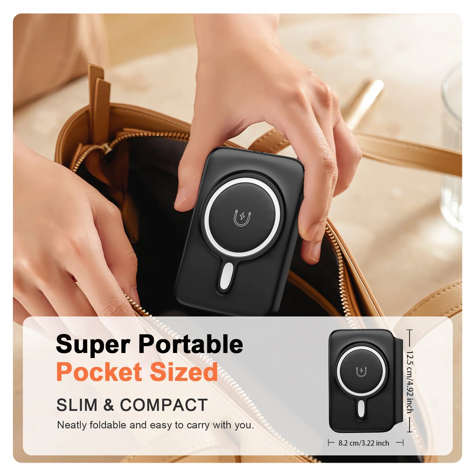 3 in 1 Wireless Charger Station Magnetic Foldable 15W for Apple Devi