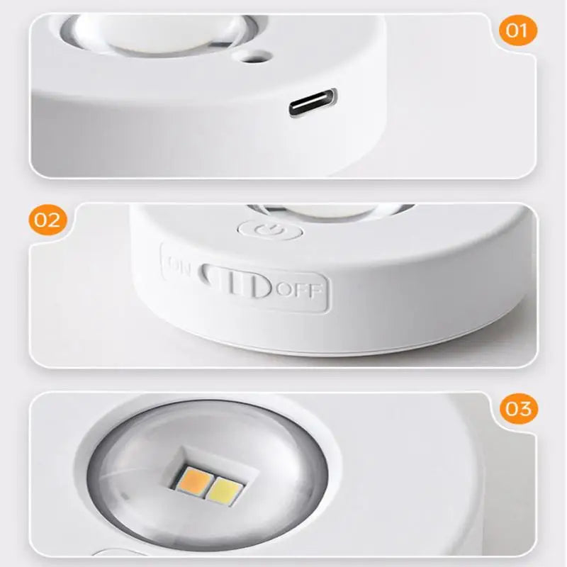 Puck Lights with Remote Magnetic Under Cabinet Indoor Lighting 500mA