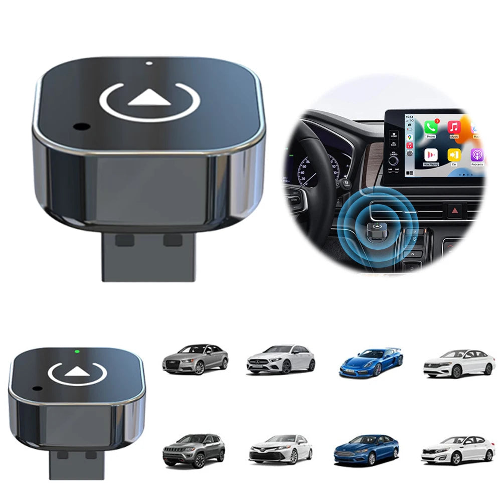 2in1 Wireless CarPlay Android Auto Adapter Smart USB Dongle WiFI BT