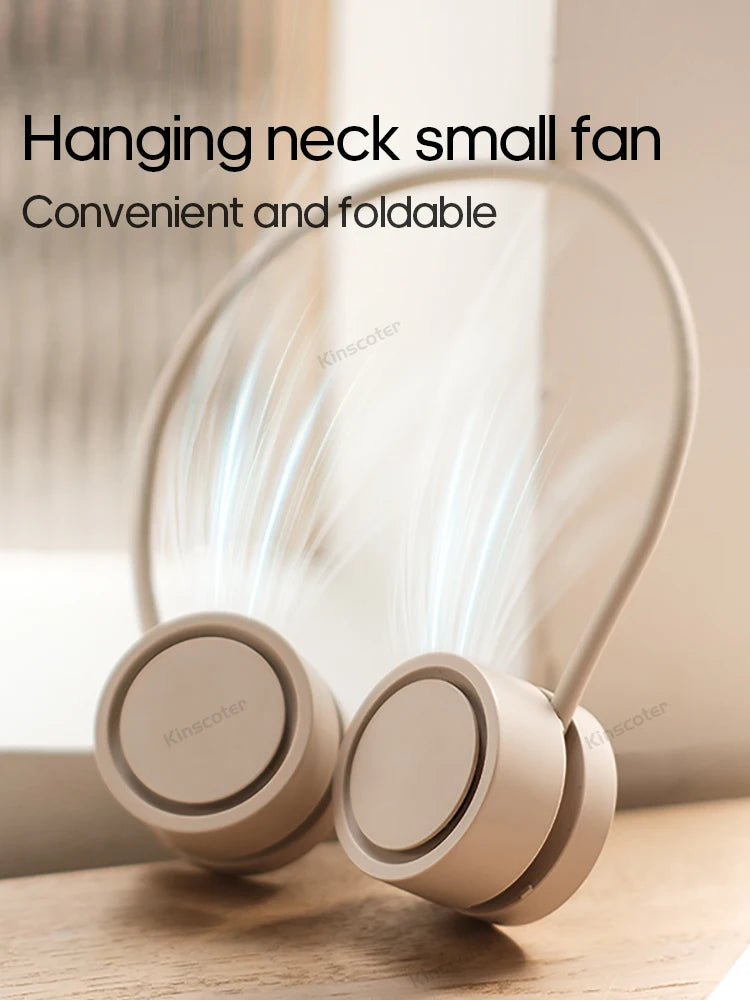 Hanging Neck Fan Power Ventilador Bladeless Neckband Fan Portable Mi