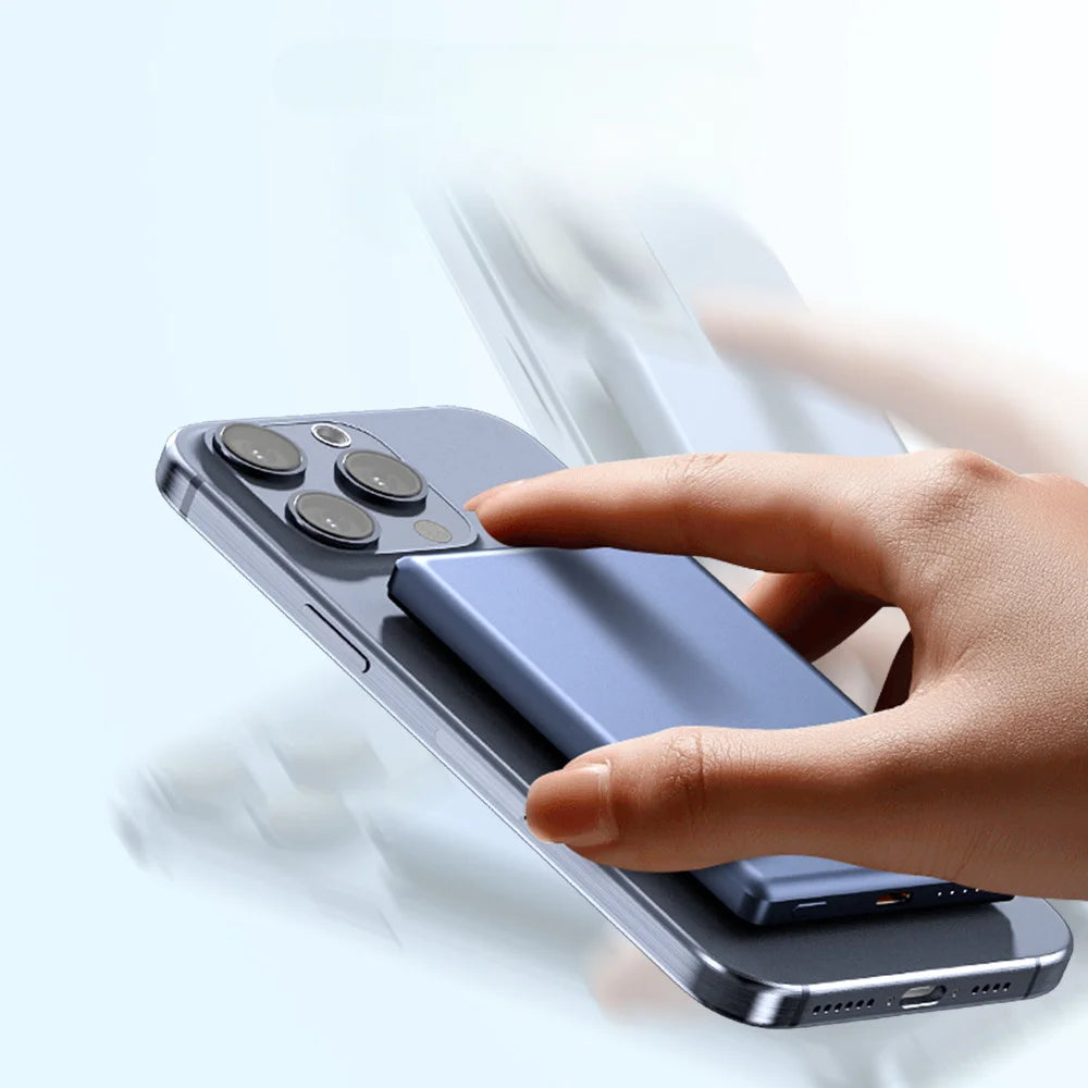 For MagSafe IPhone Samsung Xiaomi Magnetic Power Bank Portable Mini