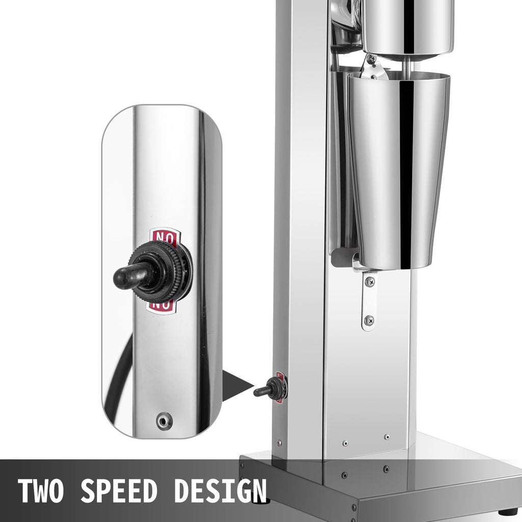 SucceBuy Commercial Milkshake Machine 800ml Stainless Steel Electric
